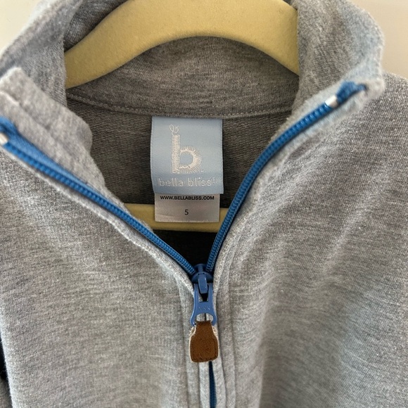 Bella Bliss Boys Pullover Gray Size 5 Boys Good Condition! - Picture 2 of 3
